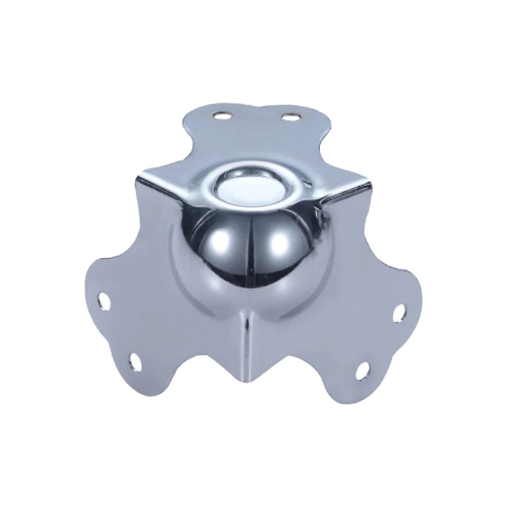 Stacking Dimpled case Metal Ball Corner with Chrome Finished; Road case Hardware