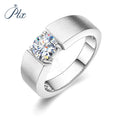 Holycome Wholesale 1ct VVS Clarity Round Cut Solitaire Men Moissanite Ring Vvs