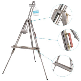 SINOART Low MOQ Outdoor Artist Tripod Easel Wooden Easel for Art Supplies