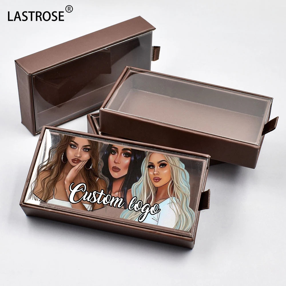 Wholesale Packaging Eyelashes Own Brand Private Label Full Strip Wispy 100% Real Mink Lashes 3D Mink Eyelashes