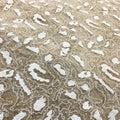 2023 Beaded Embroidery Lace Sequins White Fabric High Quality Bridal French Lace Fabric
