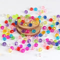 Faceted acrylic Beads Transparent Beads Bracelet Accessories DIY 8mm 500G/Bag 796773