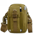 Custom Camouflage Molle Waist Bag for Outdoor Sports Waterproof Polyester Material Zipper for Running Tactical Phone Carrying