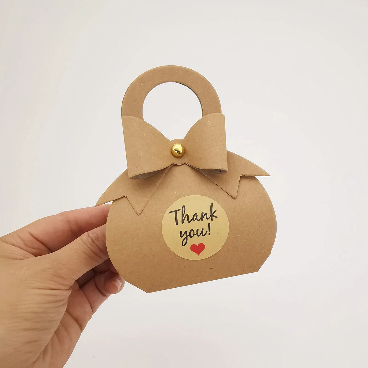 CSMD Yiwu Chinese Manufacturers Wholesale Kraft Paper Material Thank You Fancy Small Souvenirs Packaging Boxes for Sweets Guests