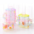 ODM Hamster Double Crystal Clear Cage Plastic Luxury Tunnel Villa External Cage Small Pet Supplies Hamster Cage