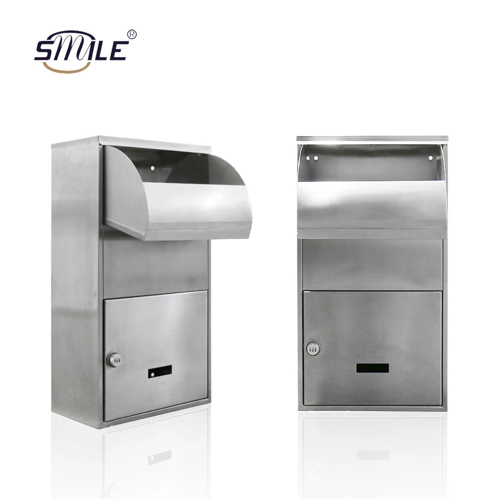 CHNSMILE Custom Styles Stainless Steel Anti-theft Mailboxes for Office Free Standing Mailboxes