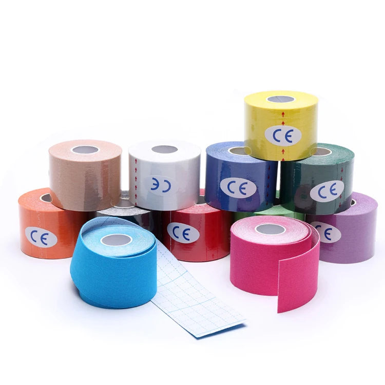 Linghui Popular Sports Tape 5cm 5m Multicolor Kinesiology Muscle Sports Tape