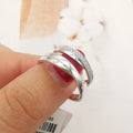 Customizable White Gold Wedding Ring for Couples Diamond Engagement Bands with Name Engraving for Parties MegaBDM