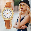 Watch Women Casual Ladies Watches Top Reloj Luxury Woman Watch Leather Waterproof Simple Dress Quartz Wristwatch Female Clocks