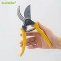 SUNSHINE Professional SK5 Steel Blade Garden Pruner Aluminium Alloy Dipped Handle Cutting and Pruning Shears