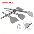 SUBORUI 75mm SDS Plus Wide Flat Electric Hammer Tile Floor Removal Chisel for Concrete Masonry Wall Well Drilling Use