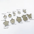 20mm Blank Cabochon Setting Base Bulk Jewelry Diy Making Accessories Stainless Steel Necklace Pendant Charm Trays