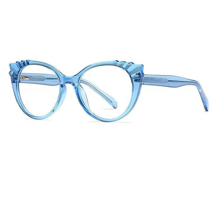 2021 Wholesale Glasses Frames Optical Italian Design Cat Eye Optical Frame Blue Ray Blocking New Optical Frame Glasses Eyewear