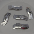 4.0cm S Shape Rectangle Metal Snap Hair Clips Kids Side Hairpins for DIY Hair Accessories  Lead Free Nickle Free