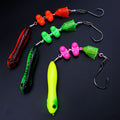 Wholesale Costom Logo 6/0 7/0 8/0 Circle Hook Catfish Rig with Double Rattle Beads Catfish Fishing Gear Fishing Lure