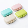 Hot Sell 8 Compartments Travel Pill Organizer Daily Pill Case Portable Medicine Holder Pill Box