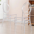 Modern Clear Acrylic Chivari Chairs for Wedding Receptions Outdoor Living Room Use Minimalist Design Commercial Dining Furniture