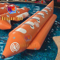 Classic Design 8 Person Portable 0.9mm PVC Tarpaulin Water Sports Inflatable Banana Boat