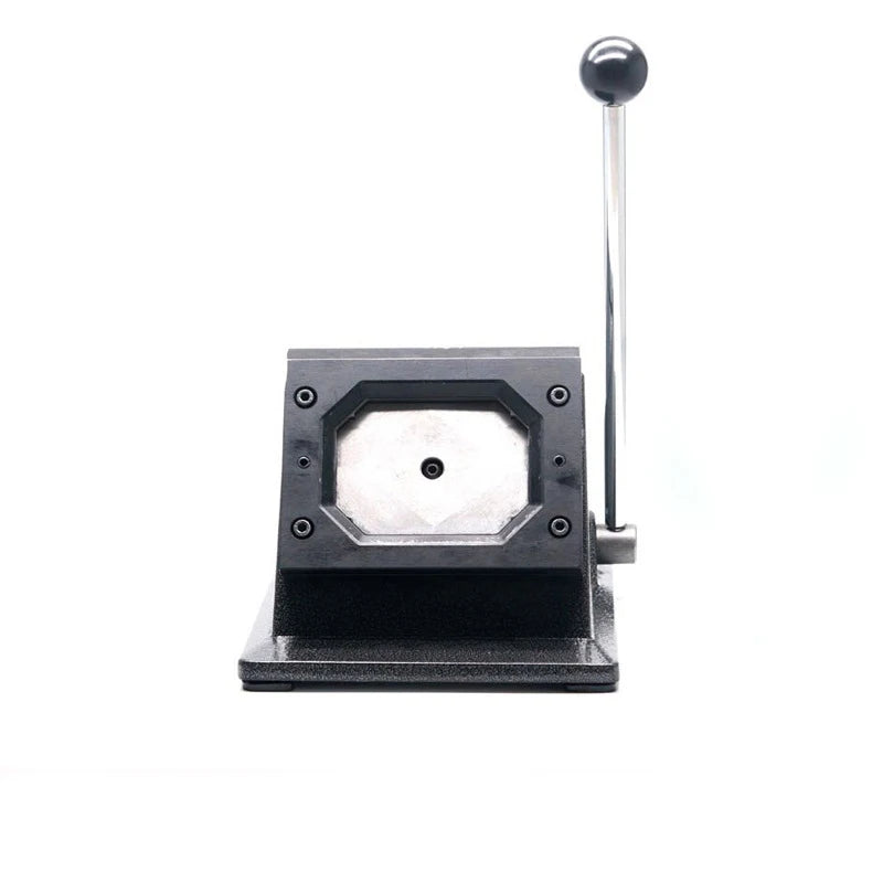 80*53MM Manual Power Square Blade Paper Cutter Actual Size 95*70MM Badge Making Stamping Machine