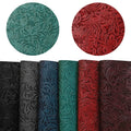 30cmx135cm Roll Solid Color Roman Embossed Pattern Faux Leather Leatherette Fabric Synthetic Leather for  Making Bag Shoes Craft