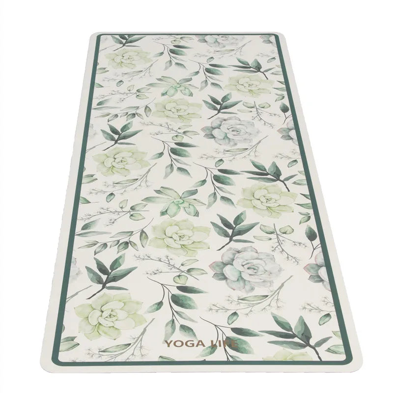 BYT 2025 wholesale luxury quality  PU leather polyurethane natural rubber yoga mat