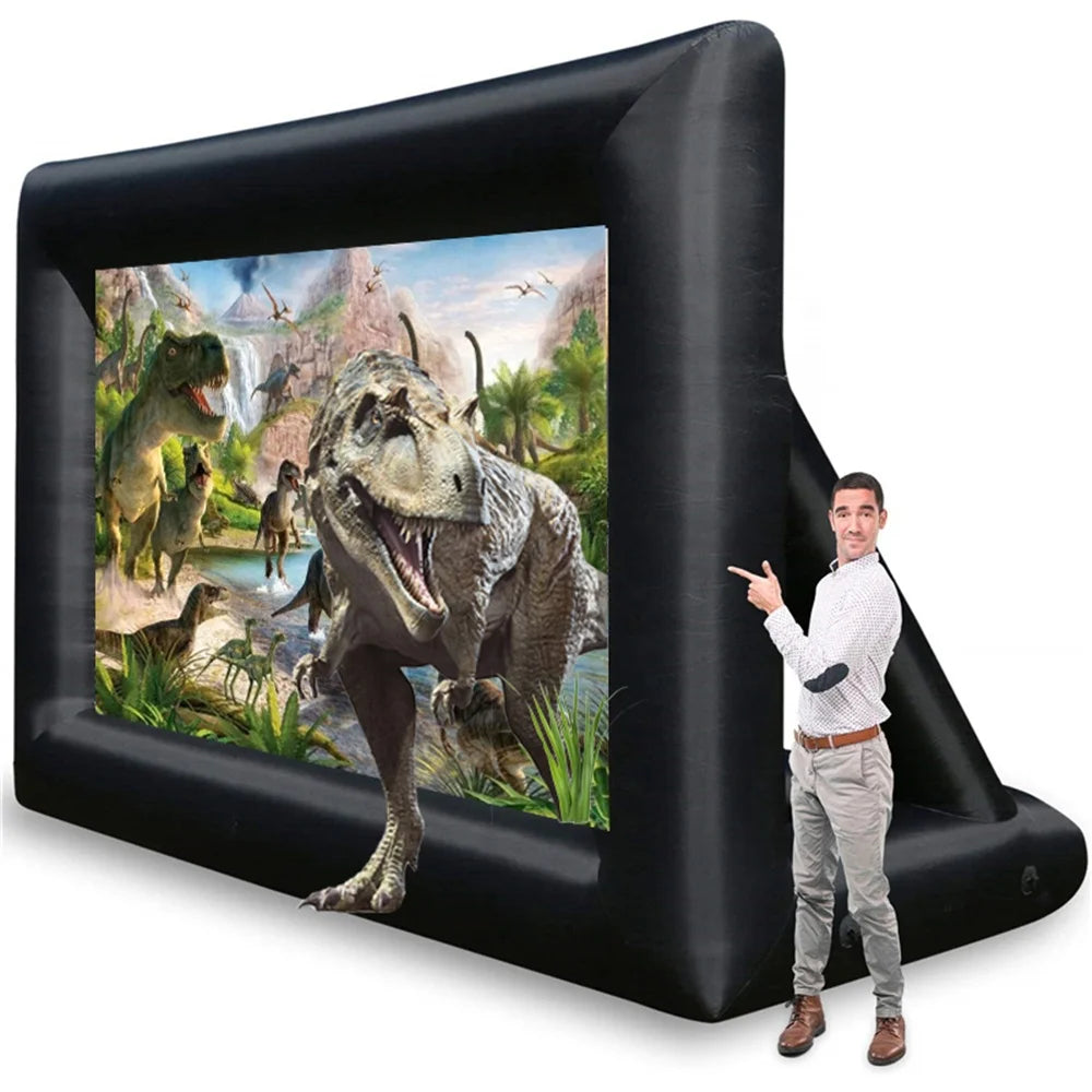 4:3 Size 12 / 13 / 14 / 15 / 16 / 17 / 18 / 20 Feet Outdoor Inflatable Projection Cinema Movie Screen for Sale
