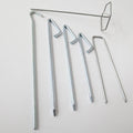 China manufacturer outdoor aluminum stainless steel camping garden tent pegs camping tent stakes