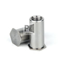 M6 BSOS Self-Clinching Standoff m2~m6 304 Stainless Steel Blind Threaded Standoffs Riveting Stud Press Riveting Standoffs
