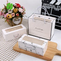 Luxury Disposable  Material with Window Customizable Size Shape Paper Cake Packing Bakery Pastry Donut Macaron Cupcake Box