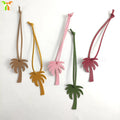 YY PU Leather 4 Kinds Bag Pendant Animal and Coconut Tree Shape Colorful Pendant Colorful Charming Women Handbag Accessories