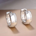 CAOSHI Refine Dainty Circle Chunky Hoop Earrings Lady Men CZ Design Casual Daily Fashion Women Hoop Earrings