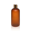 500ml Frosted Brown Plastic Bottle with Gold Lid Premium Quality for Storage and Display Multifunctional Large Capacity
