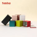 Luxury Black Square Food Tea Packaging Metal Tin Container Candy Jar 3-piece Set in Stock in the US Free Shipping