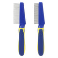 Factory Wholesale Custom Logo Two Types Cat Needle Hair Comb Dog Pet Flea Grooming Comb