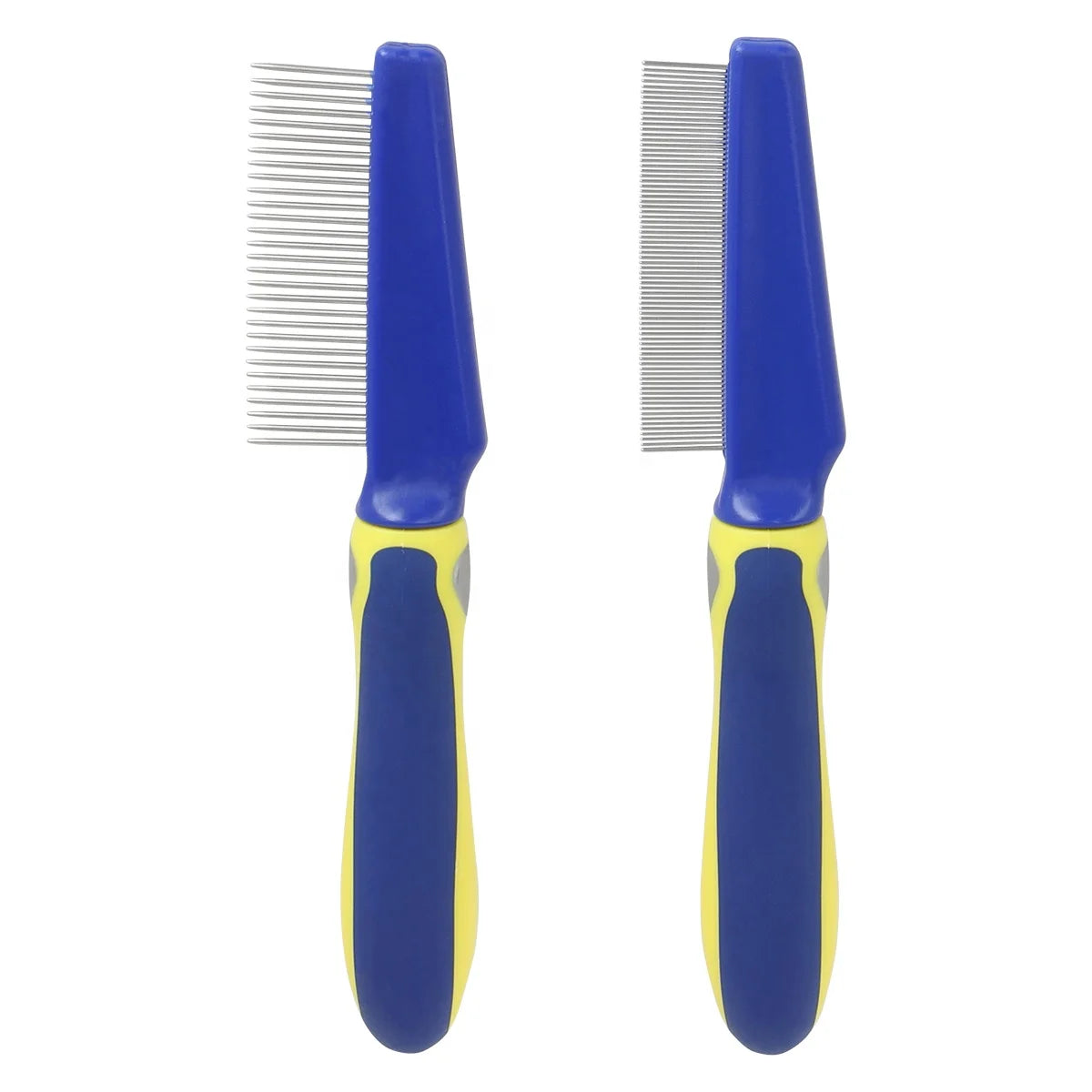 Factory Wholesale Custom Logo Two Types Cat Needle Hair Comb Dog Pet Flea Grooming Comb