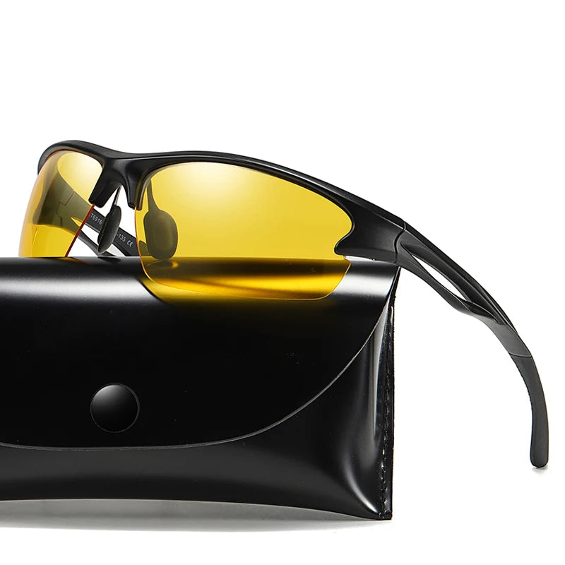 Night Vision Driving Glasses Sunglasses Polarized Men Sun Glasses UV400 Custom Logo Hot Sales Outdoor Sunglasses