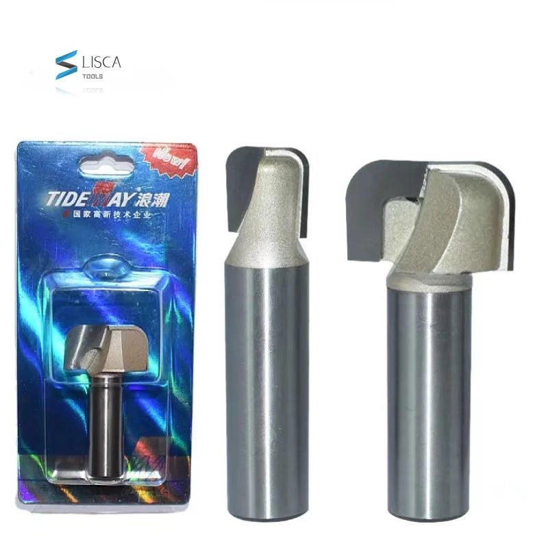 Tideway 1pc Professional Grade Double Arc Round Bottom Woodworking Milling Cutter Slotting Tool Trimming Engraving Bit CNC Tool