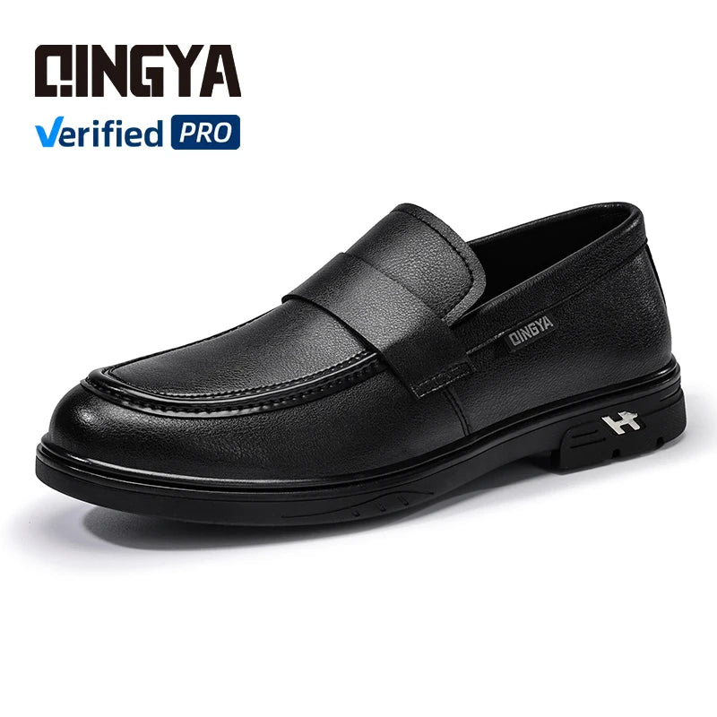 GUYISA SRC Black Chef's Shoes with Microfiber Upper and Rubber Outsole Non-Slip Design