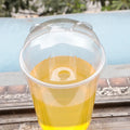 Wholesale 90mm Disposable Recycled Transparent Plug Stopper Panda Shape No Spill PET Injection Molded Lids for Beverage Cups