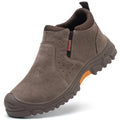 Men's Low Cut Suede Leather Safety Shoes From China Unisex PU Sole Anti-slip Safety Boots with Steel Toe for All Seasons
