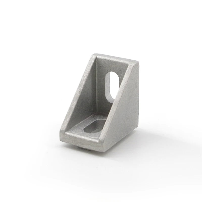 China Manufacturer  Rohs 1040 20*28mm 2  Holes Aluminum Metal Corner  Bracket 20*28mm 20x28mm for Robot Shelf Aluminum Profile