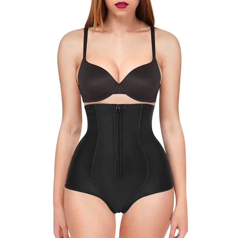 Women Adjustable Hook Zipper High Waist Tummy Control Colombianas Shapewear Body Shaper Butt Lifter