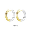 Hot Selling Stainless Steel Elegant European American Jewelry Women's Earrings High-End Electroplating Fashion Hoop Earings