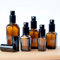 Recyclable Square Thick Bottom Glass Dropper Bottle 100ml for Essential Oil and Skin Care Serum Cosmetic Amber