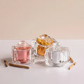 15g 30g Bow Shape Top Lid Thick Wall Octagonal Acrylic Cosmetic Skin Care Cream Jar