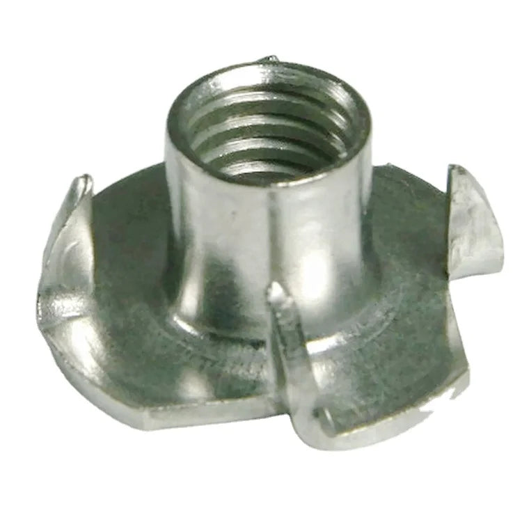 M6 M8 M10 Stainless Steel 304 A2 T Nuts Nickel Plated Polished Passivated Finish for Wood Furniture and Mining Applications