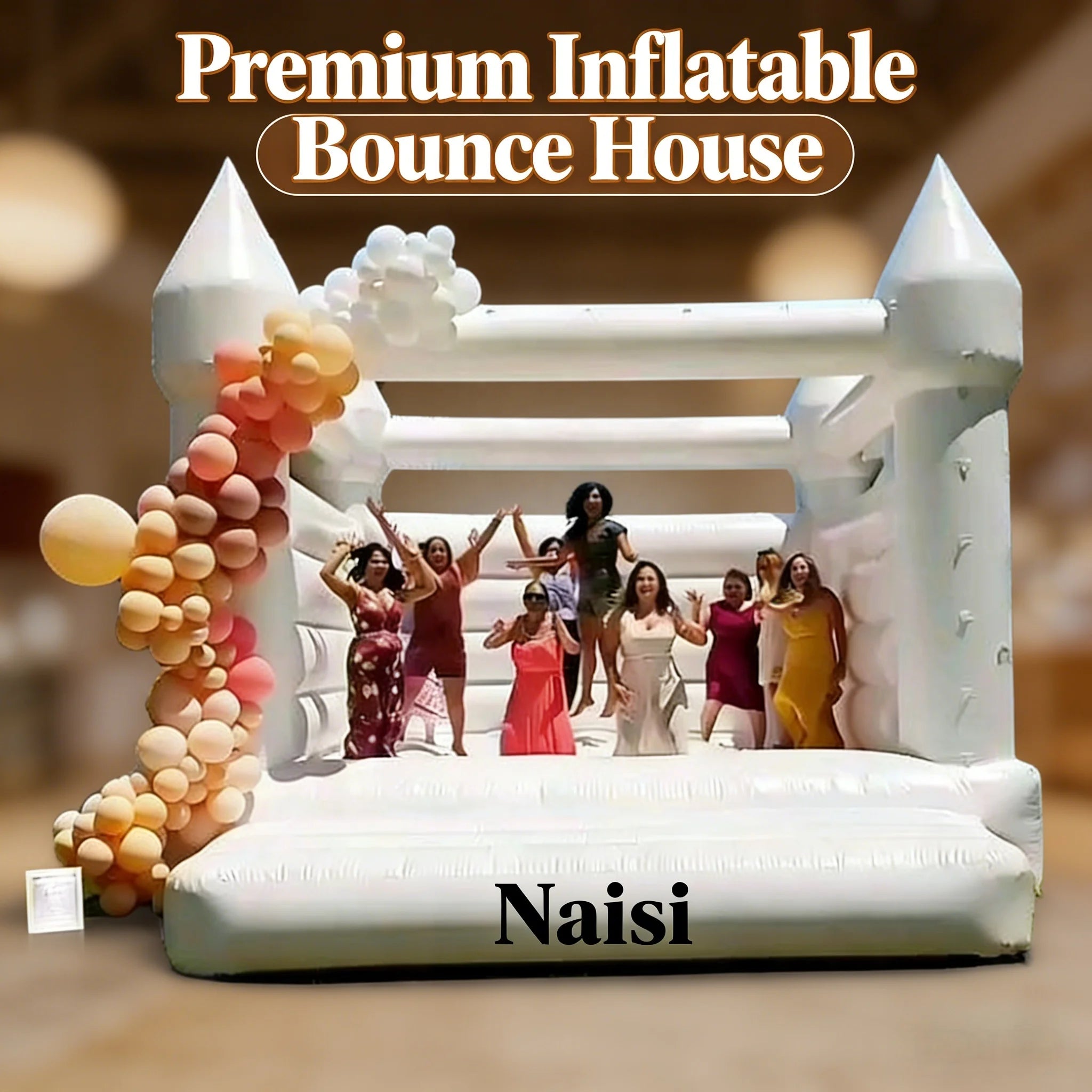 Large Adult Bounce House Inflatable Moonwalk Bouncer Big Jumping Area Indoor Inflatable Bouncer