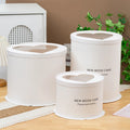Brand New White Round Cardboard Packing 8 Inch Four Layer Cake Boxes