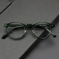 8095 High End Wholesale Round Vintage Unisex Women Men Acetate Spectacles Reading Optical Glasses Frames