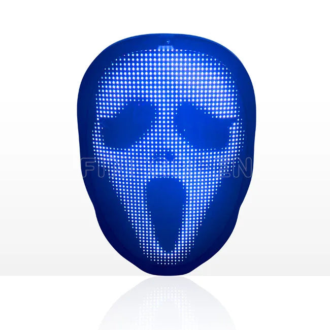 Full Face Led Display Mask in Stock Rechargeable General Size App Controlled Led Mask